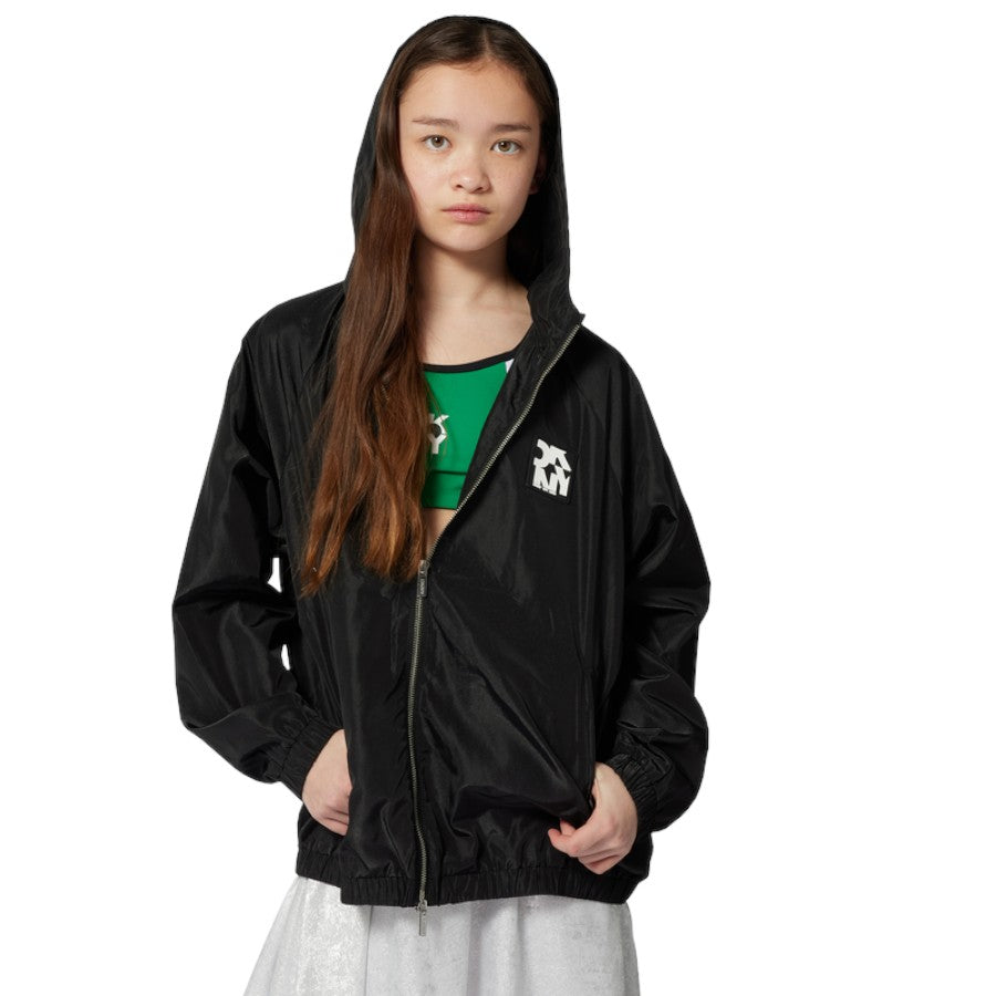 Giubbino DKNY Sfoderato Nero con zip & cappuccio –  D62277