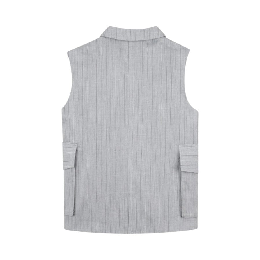 Gilet DKNY Ragazza Melange gessato – D62278