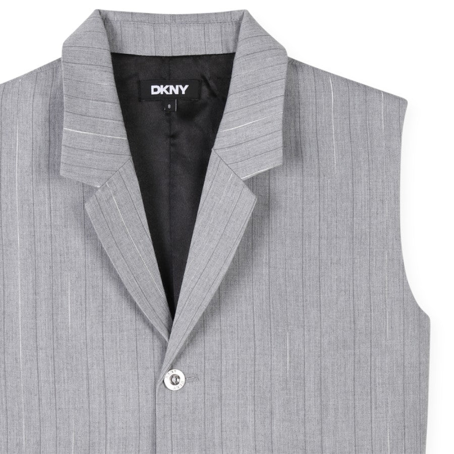 Gilet DKNY Ragazza Melange gessato – D62278