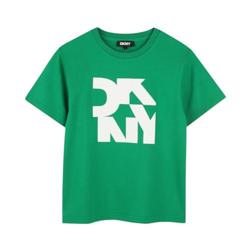 T-shirt DKNY Ragazzo Verde con logo –  D62288