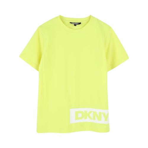 T-shirt DKNY Ragazzo Lime con logo –  D62288