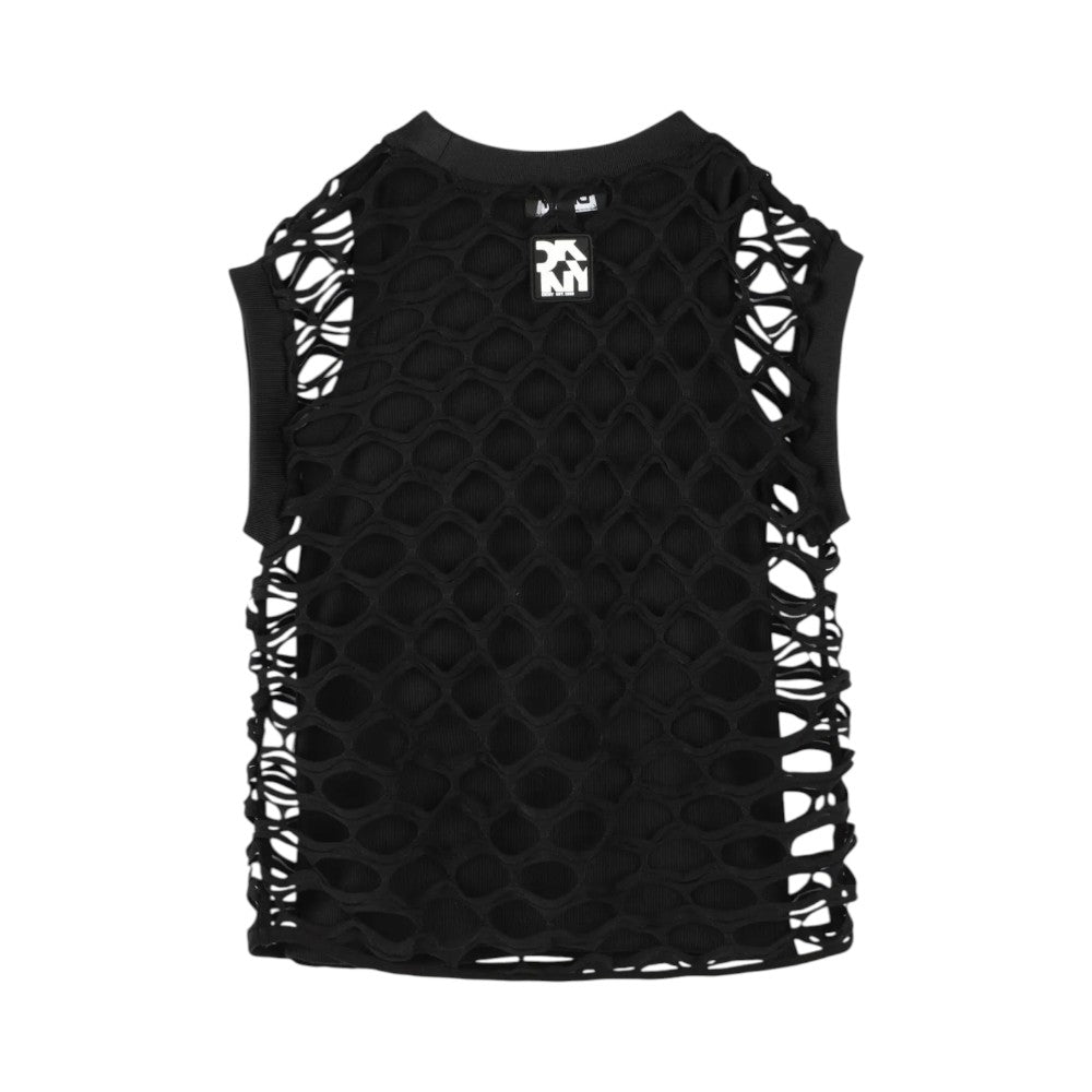 Tween set DKNY Ragazza Nero T-Shirt traforata + Top –  D62317