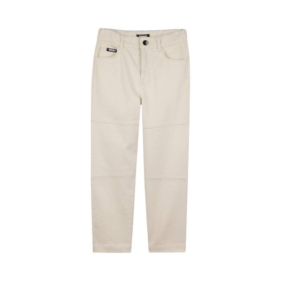 Pantalone DKNY Unisex Panna in denim – D62344