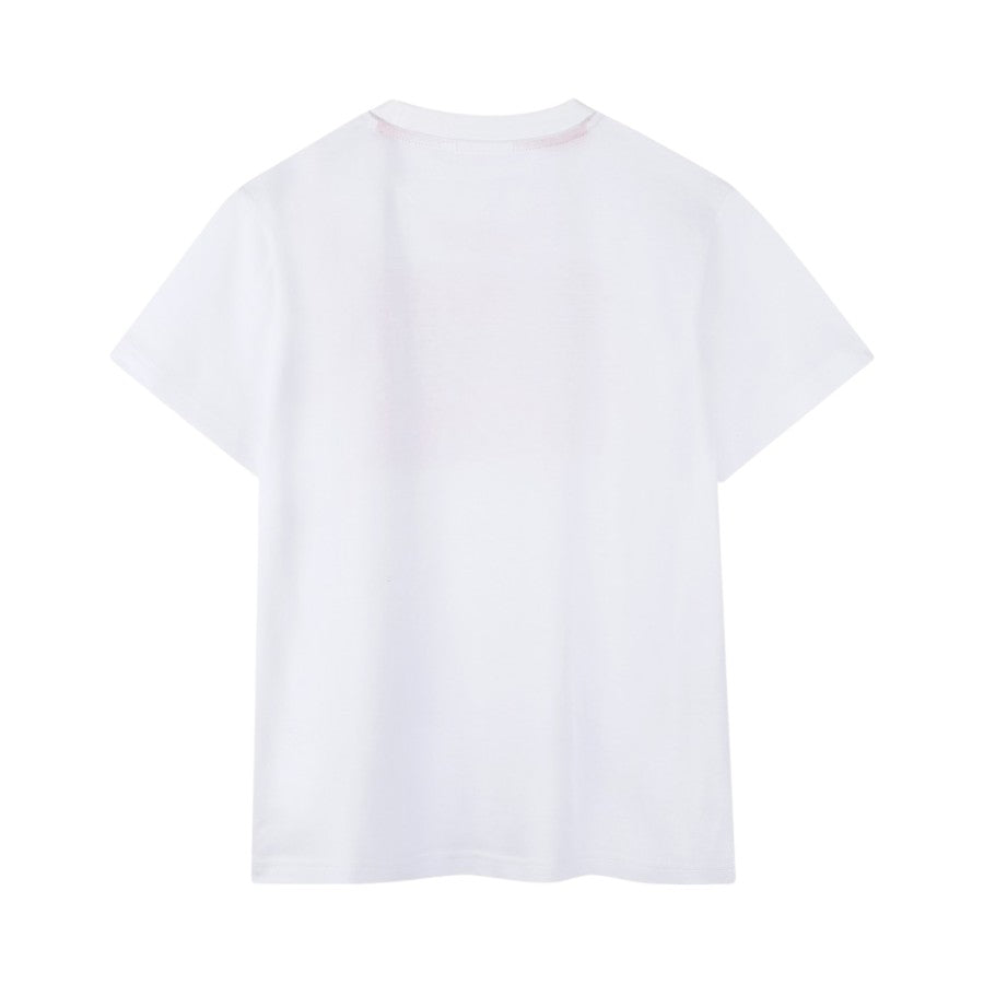 T-shirt HUGO Ragazzo White con logo frontale – G00334