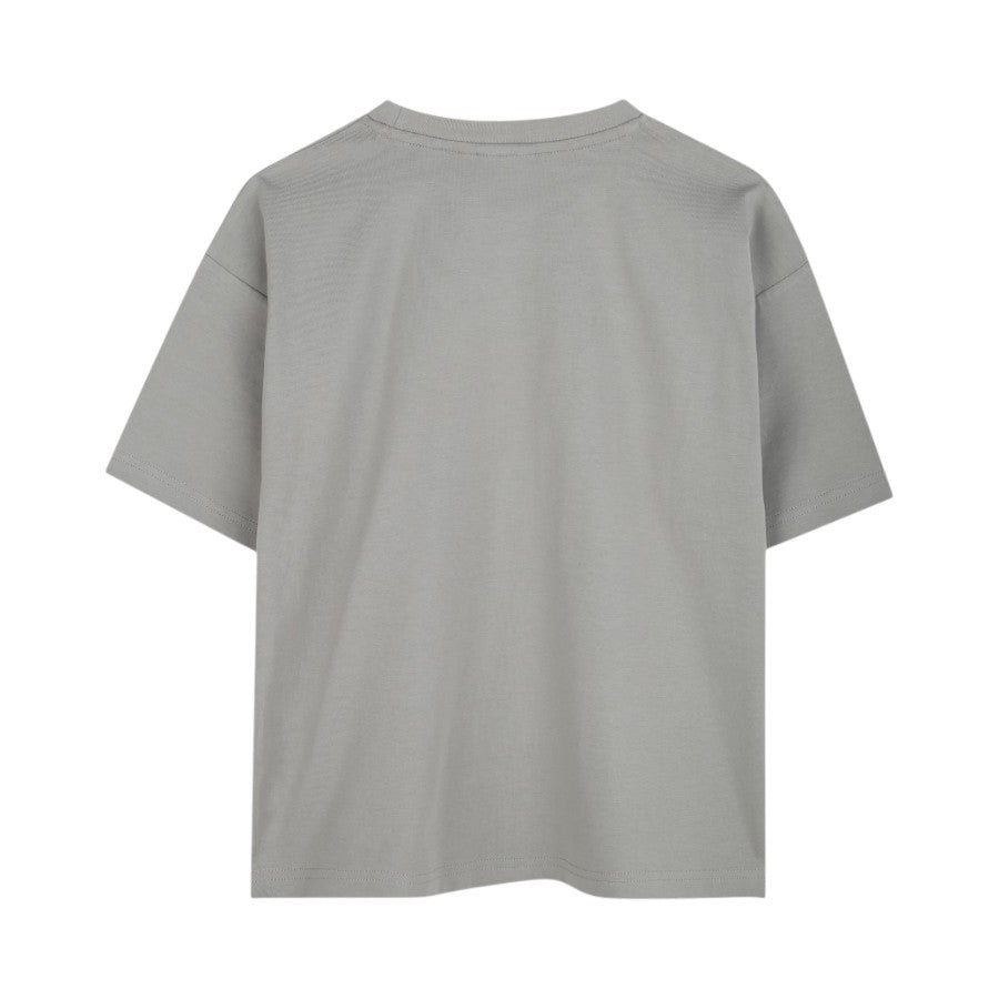 T-shirt HUGO Unisex Grey con stampa logo –  G00338