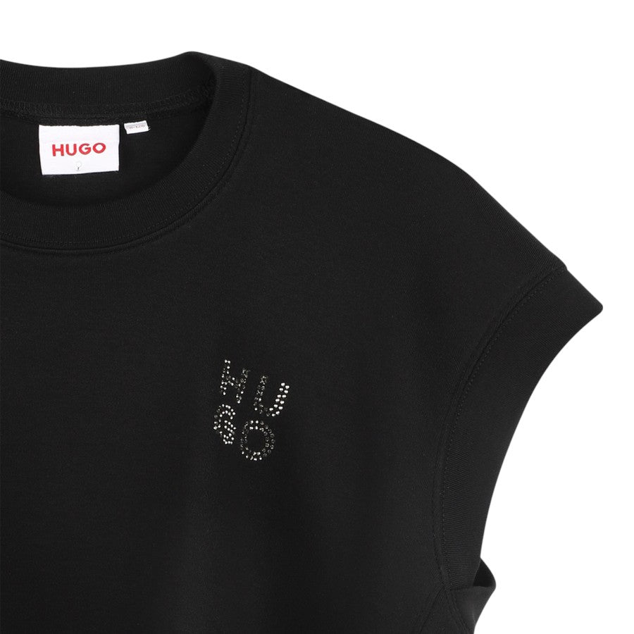 T-shirt HUGO Ragazza cropped Nero –  G00398