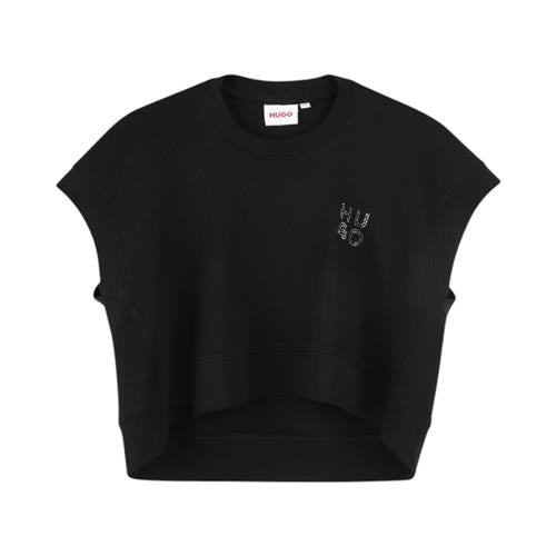 T-shirt HUGO Ragazza cropped Nero –  G00398