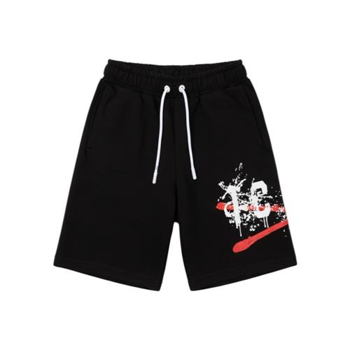Bermuda ICON bambino bianchi con stampa grafica – stile streetwear IBSH001008