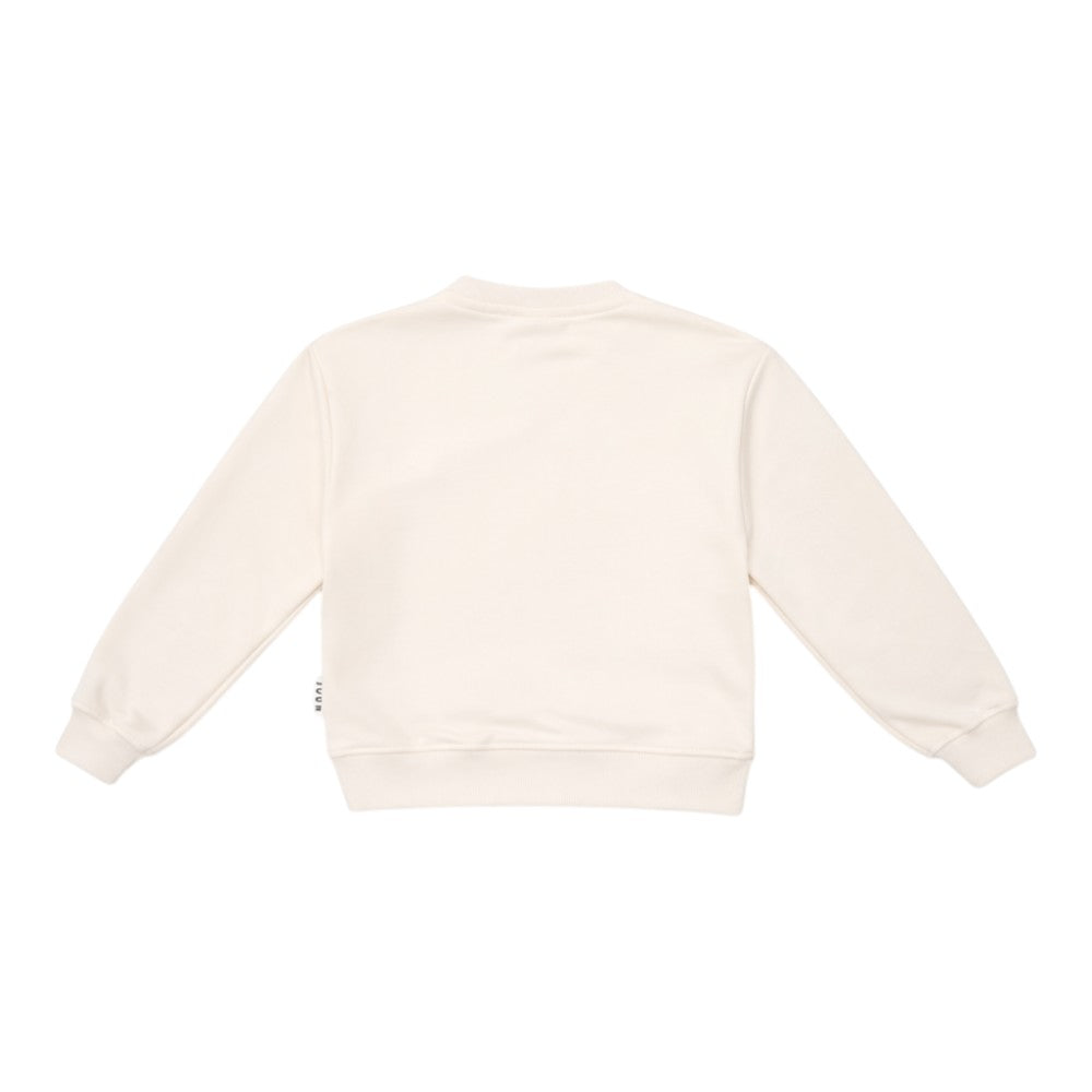 Felpa crop ICON ragazza bianca – girocollo corta streetwear IGSW001256