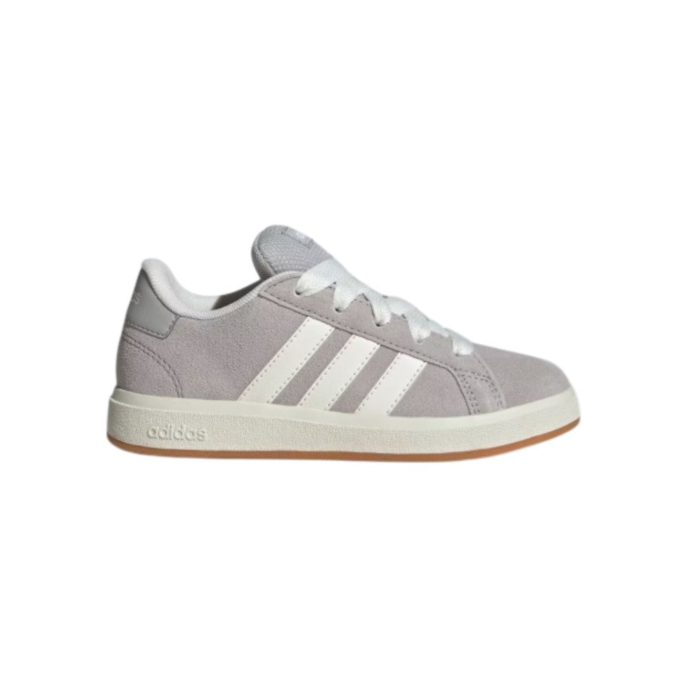 Adidas Sneaker Lifestyle JH6179 Grigio Ghiaccio con Bande Bianche e Fondo Gum