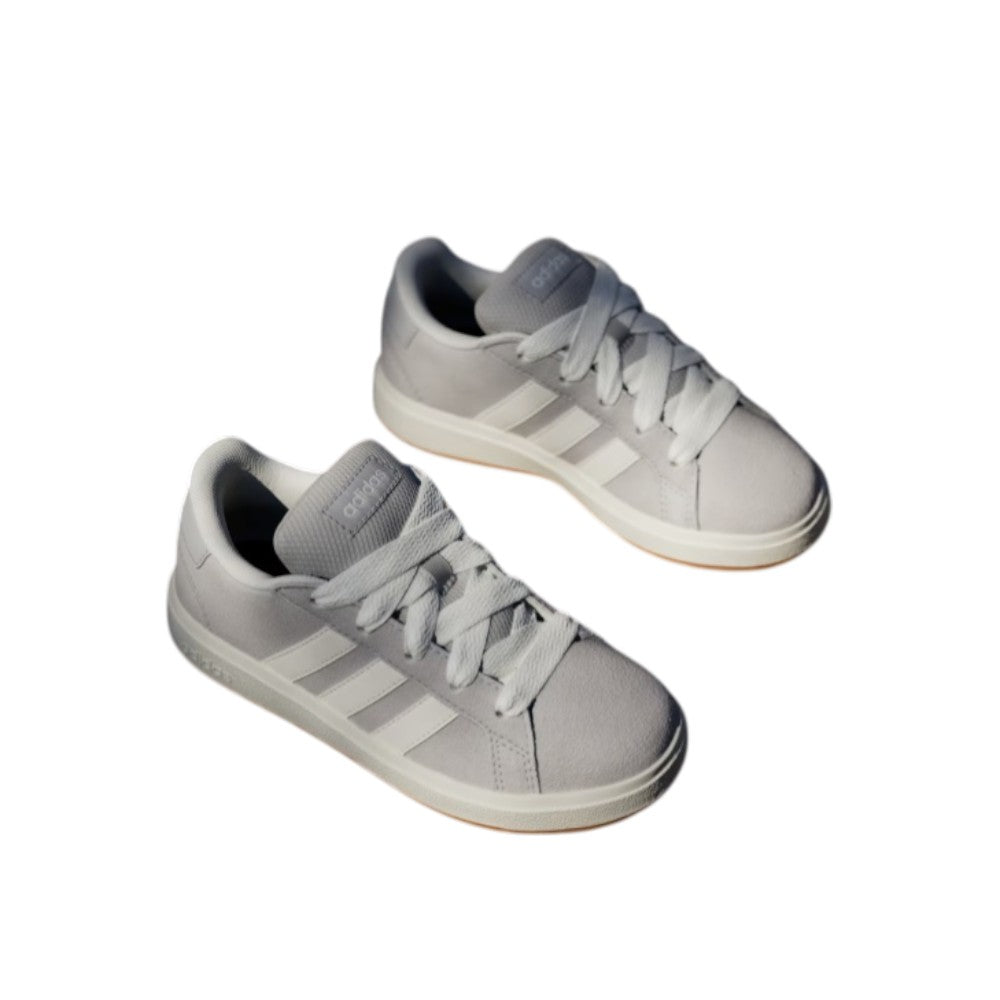Adidas Sneaker Lifestyle JH6179 Grigio Ghiaccio con Bande Bianche e Fondo Gum