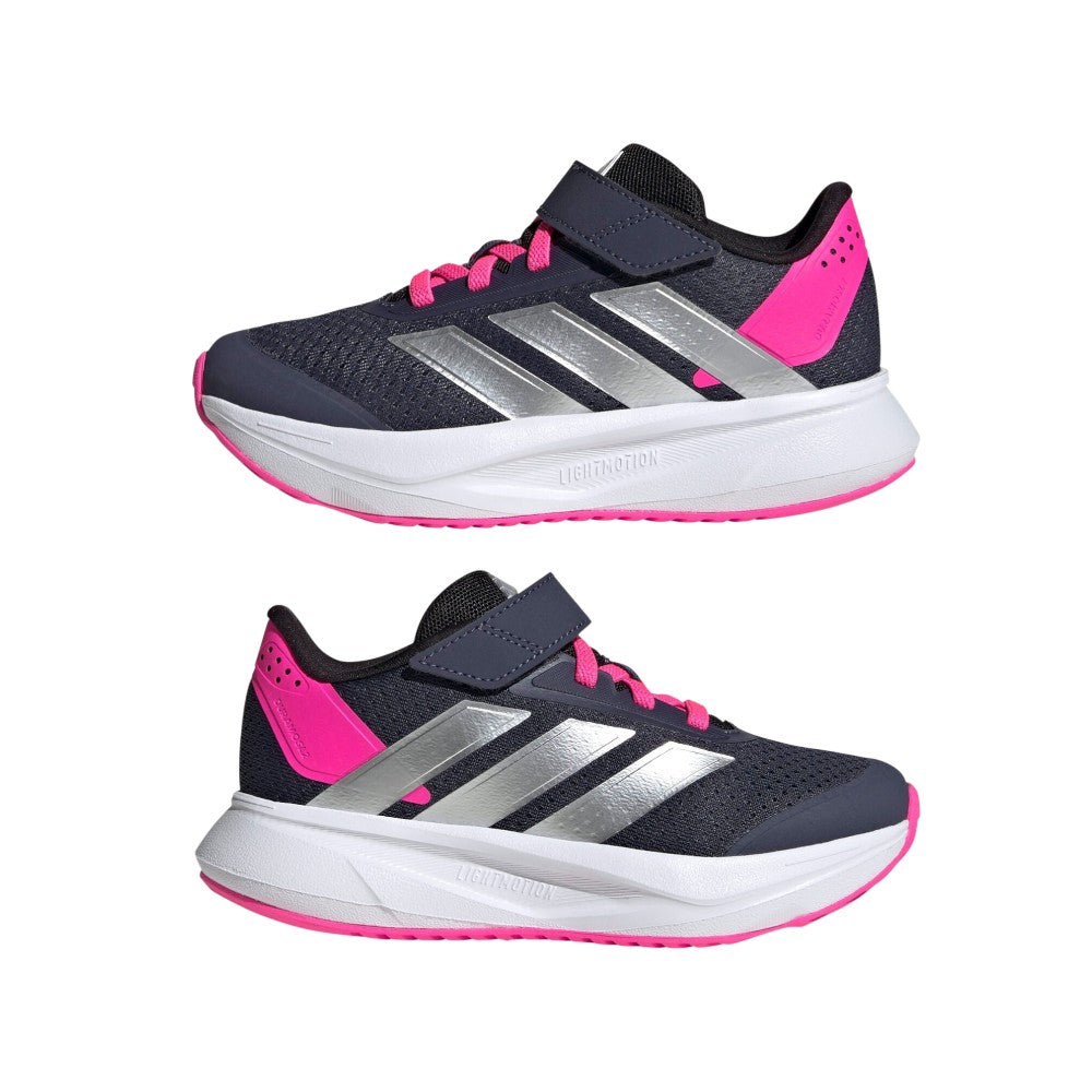 Adidas Scarpa Running Junior JQ3018 Blu Navy con Dettagli Fucsia