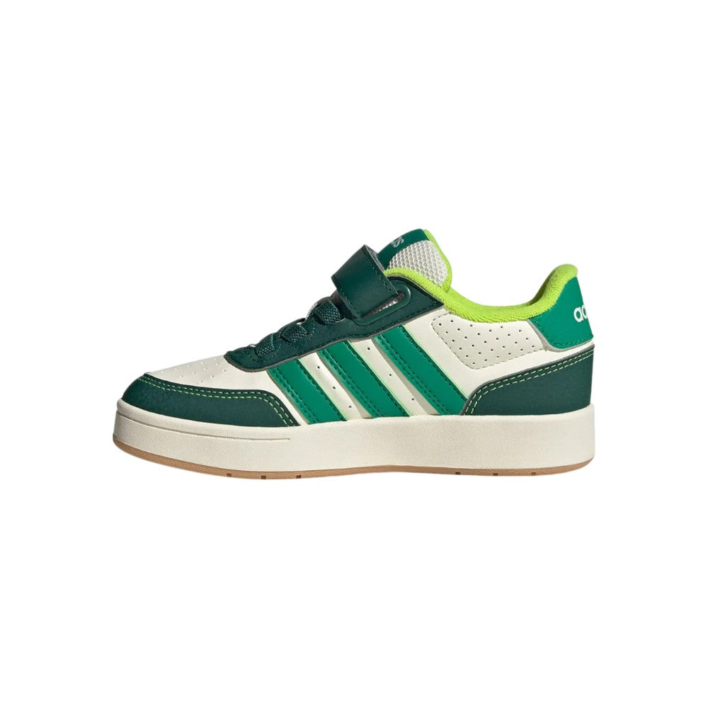 Adidas Breakbase Junior JR0206 Bianca Verde Stile Streetwear