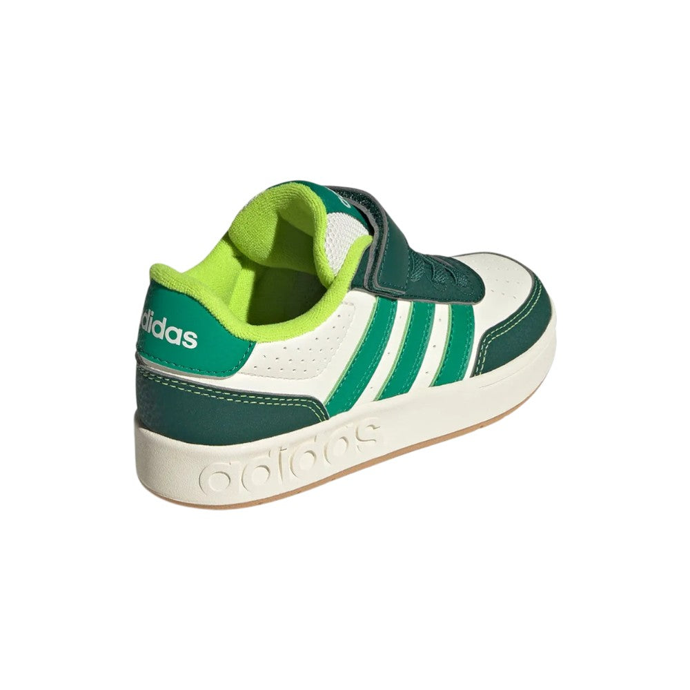 Adidas Breakbase Junior JR0206 Bianca Verde Stile Streetwear
