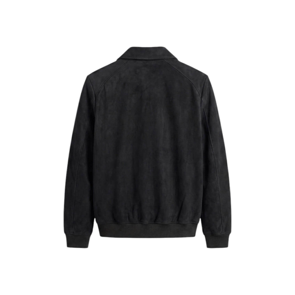 Giubbino Antony Morato Junior Nero scamosciato con zip MKFL00557 FA150207 9000