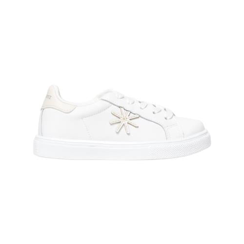 Manuel Ritz Sneaker Bianca Bambino con Dettaglio Logo Decorativo