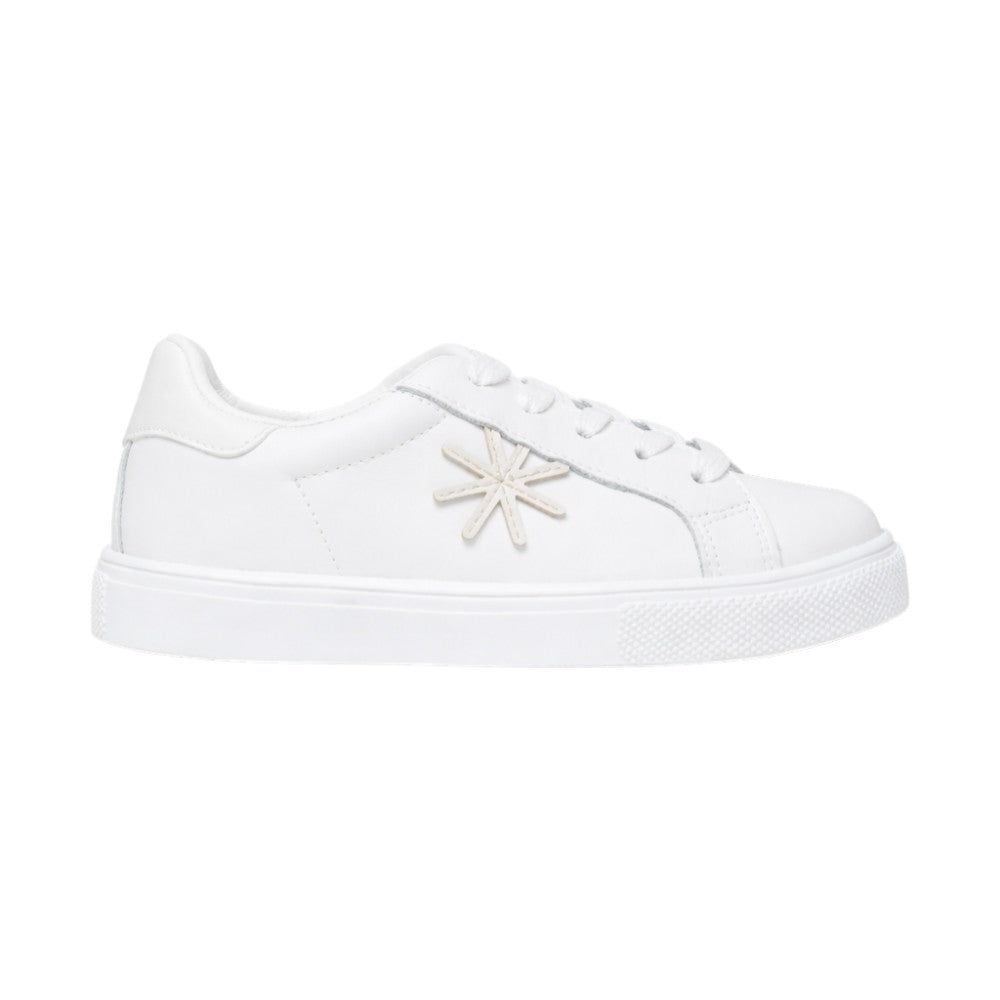 Manuel Ritz Sneaker Bianca Ragazzo con Dettaglio Logo MR3348