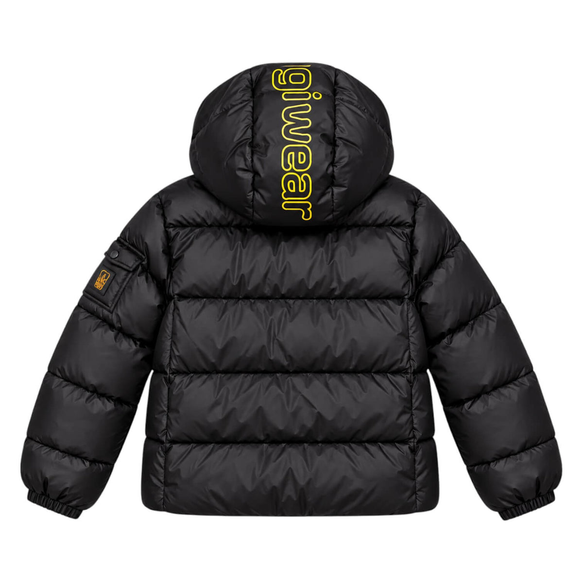 Giubbino Refrigiwear Ragazzo Nero Lucido con Pelliccia – R2157CW26-1