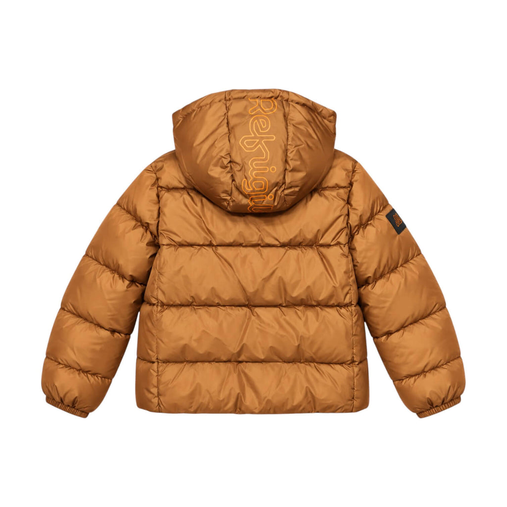 Giubbino Refrigiwear Ragazzo Nero Lucido con Pelliccia – R2157CW26-1