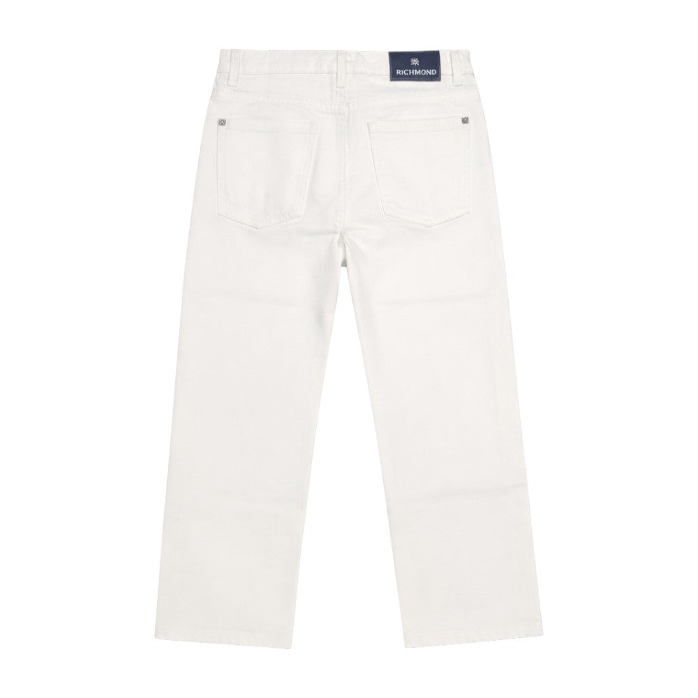 Pantalone RICHMOND Unisex Off-White 5 tasche - TBP26047