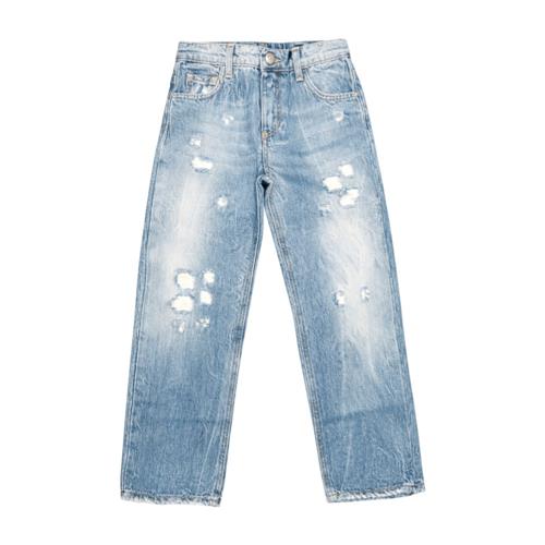 Jeans RICHMOND Ragazzo denim CHIARO con micro rotture - RBP26228