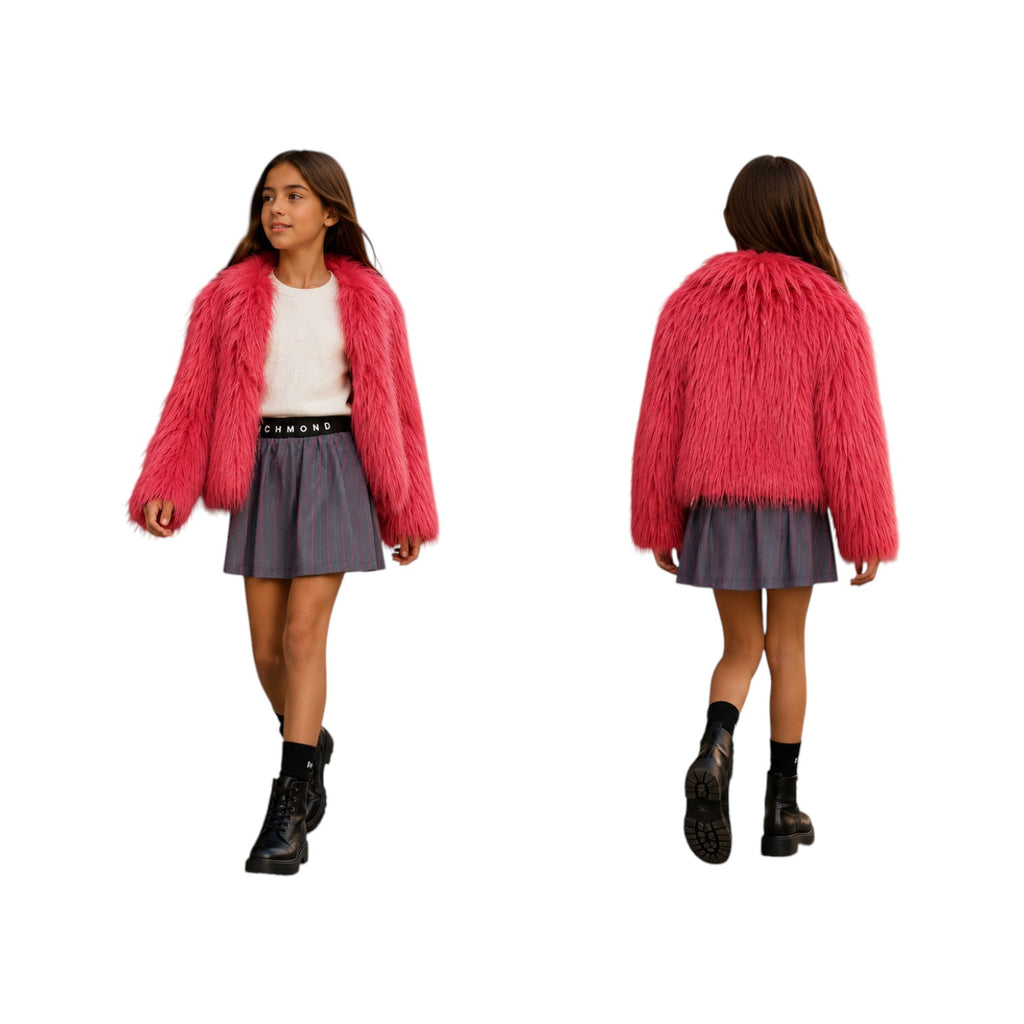 Pelliccia sintetica fucsia Richmond