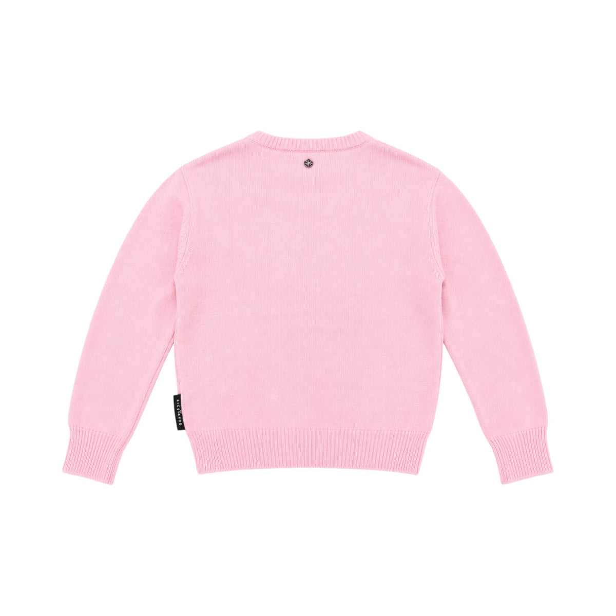 Maglioncino RICHMOND  rosa con borchie argento