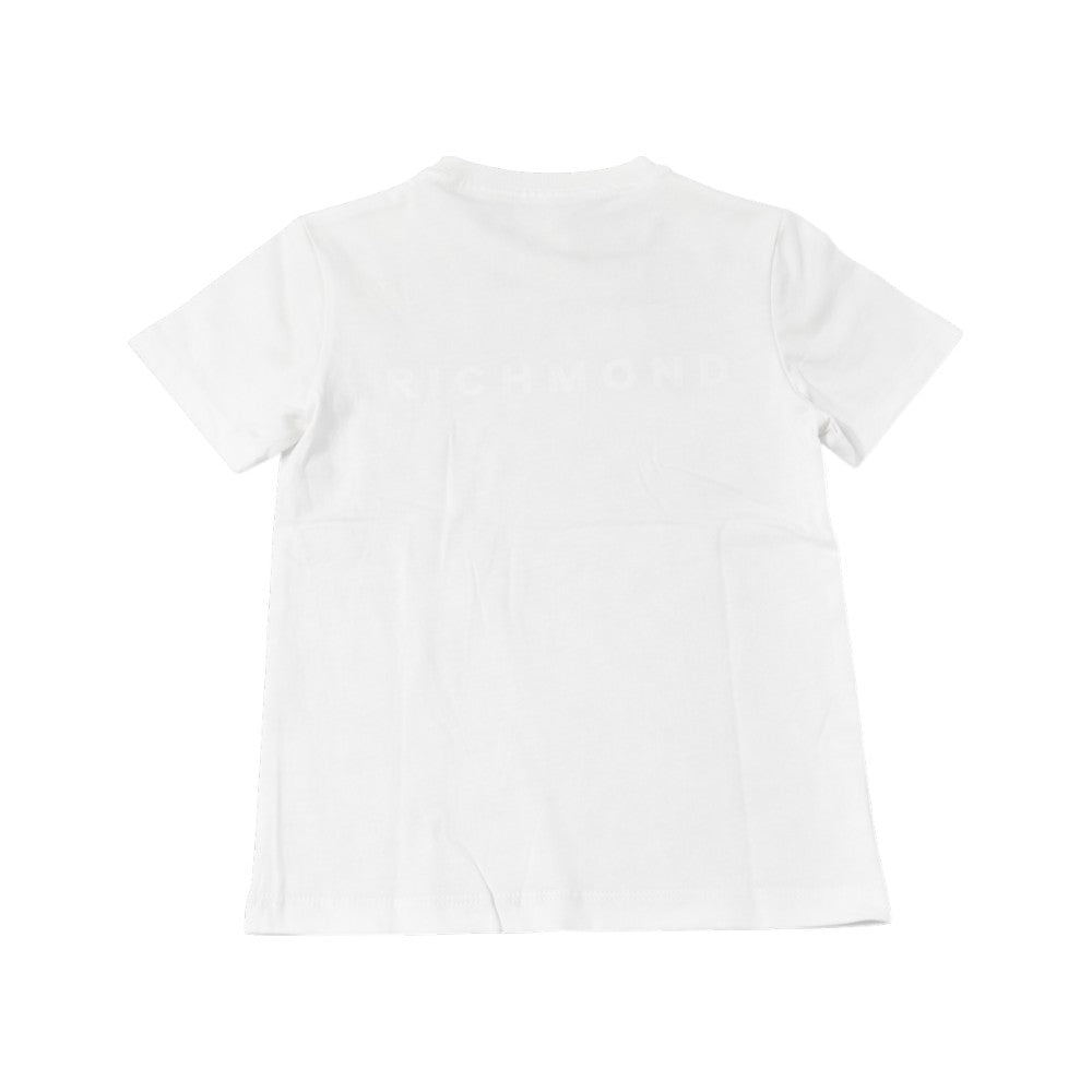 T-shirt RICHMOND Bambina-Ragazza Black logo centrale – RGP260171