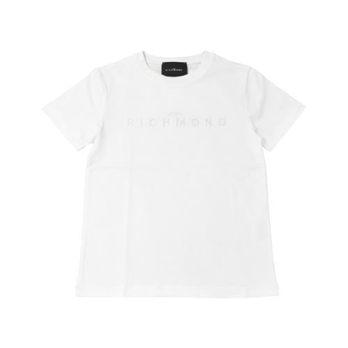 T-shirt RICHMOND Bambino White or Black logo centrale – RGP260171