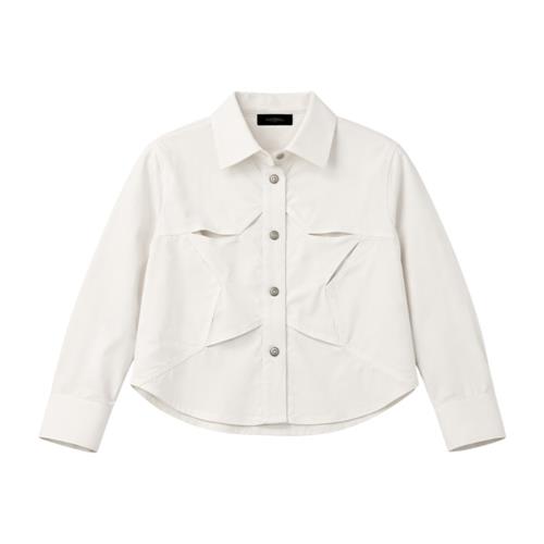 Camicia RICHMOND Bambina-Ragazza White con rotture – RGP26101CA