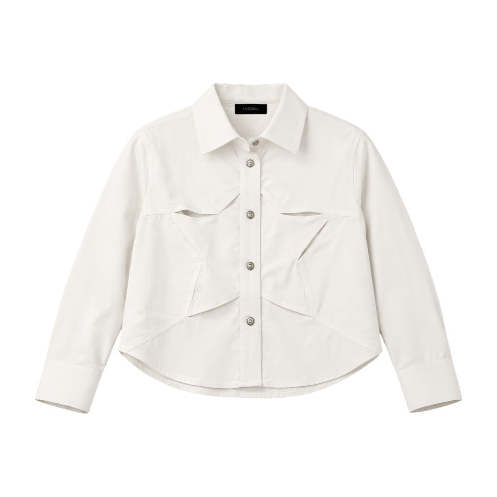 Camicia RICHMOND Bambina-Ragazza White con rotture – RGP26101CA