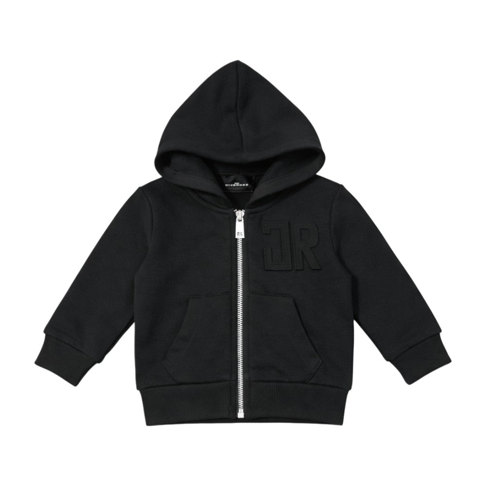 Felpa zip RICHMOND Neonato-Bambino con cappuccio Black –  RIP26027