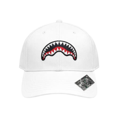 Cappello Sprayground Bianco con Ricamo Shark Mouth SP6631WHT