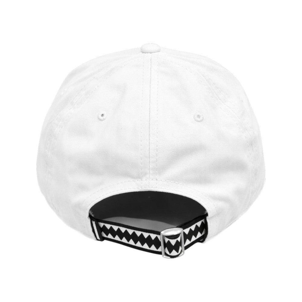 Cappello Sprayground Bianco con Ricamo Shark Mouth SP6631WHT