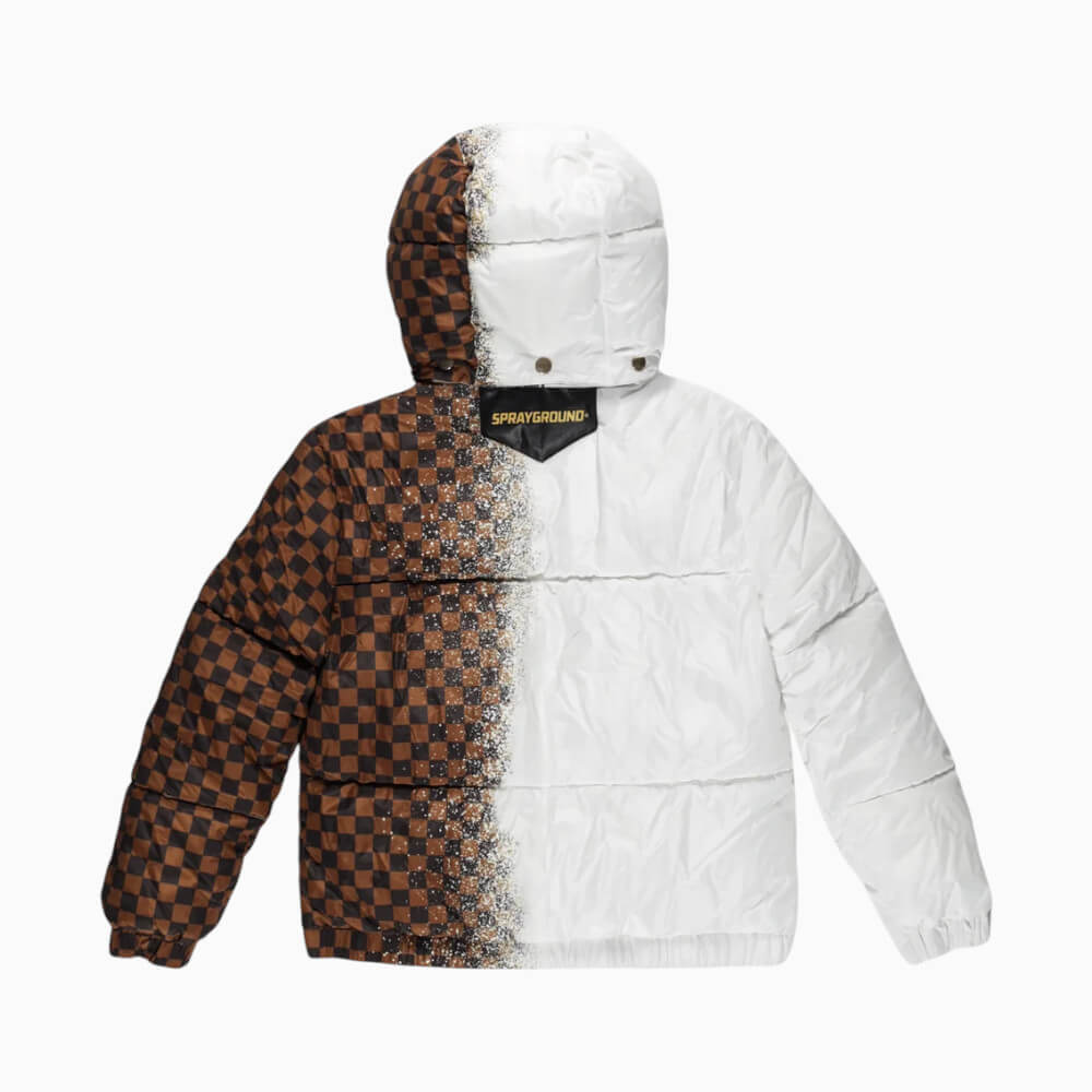 Giubbotto Sprayground Junior White Spray Checkered SPY1163WHT