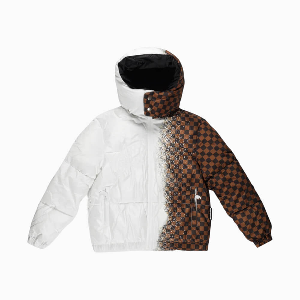 Giubbotto Sprayground Junior White Spray Checkered SPY1163WHT