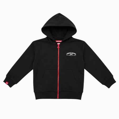 Felpa Sprayground Junior Nera con Zip Shark Central SPY1486BLK