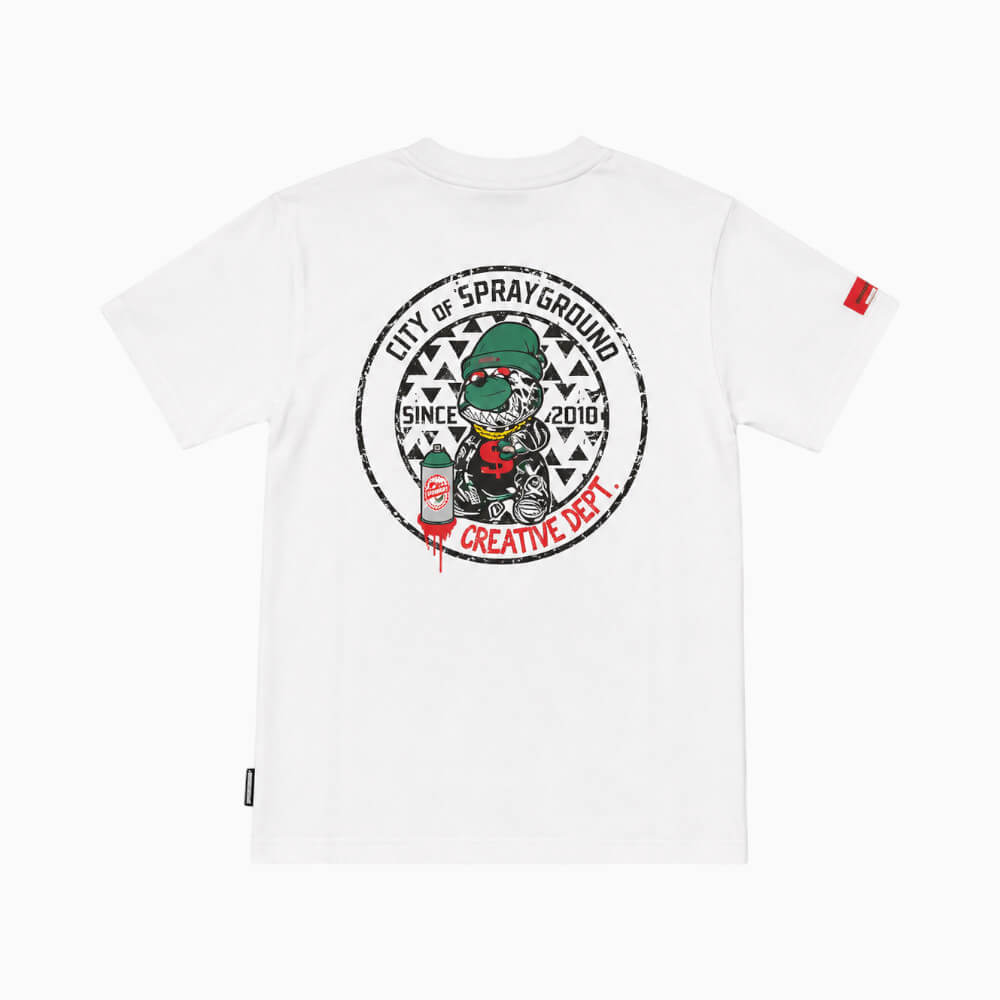 T-shirt Sprayground Junior Bianca Creative Dept SPY1515WHT