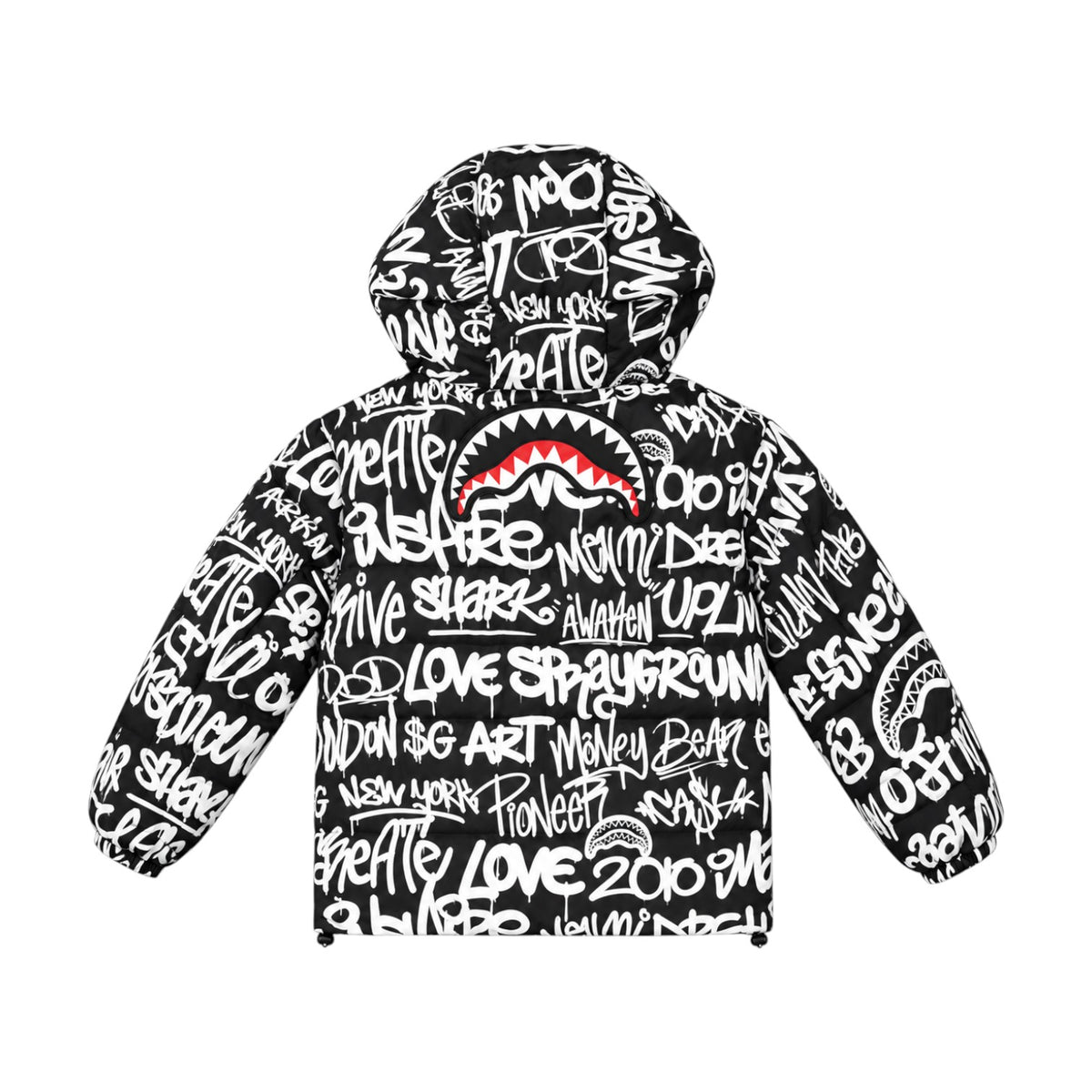 Sprayground Reversible Graffiti Reflective Double Padded Jacket