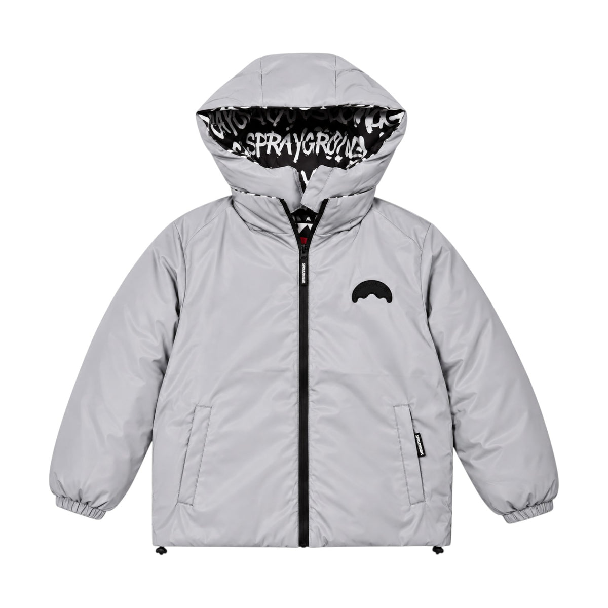 Sprayground Reversible Graffiti Reflective Double Padded Jacket
