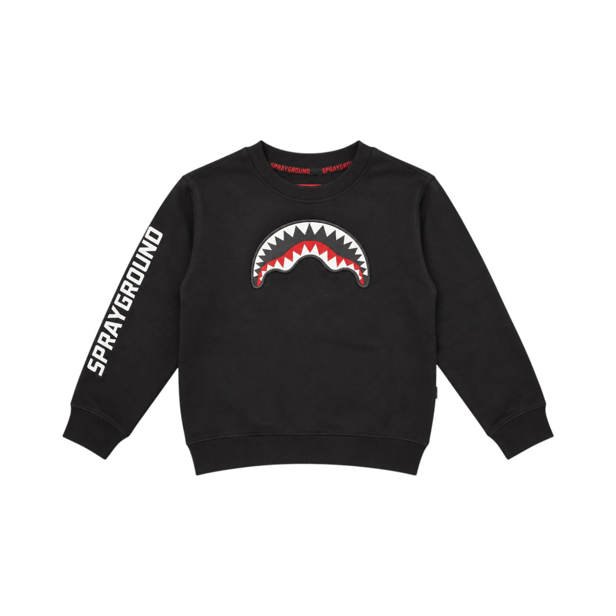 Sprayground Shark Regular Crewneck brown paricollo
