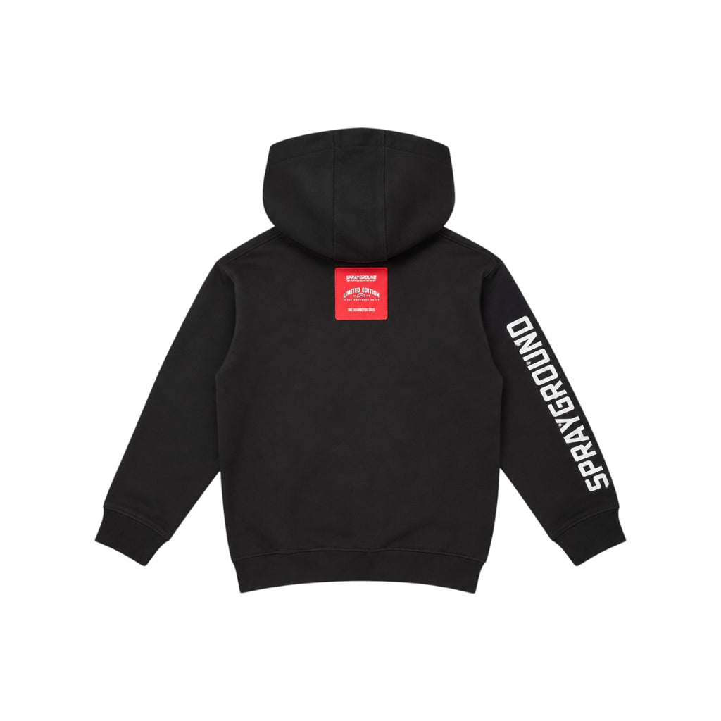 Sprayground Shark Over Hoodie Brown Felpa con cappuccio