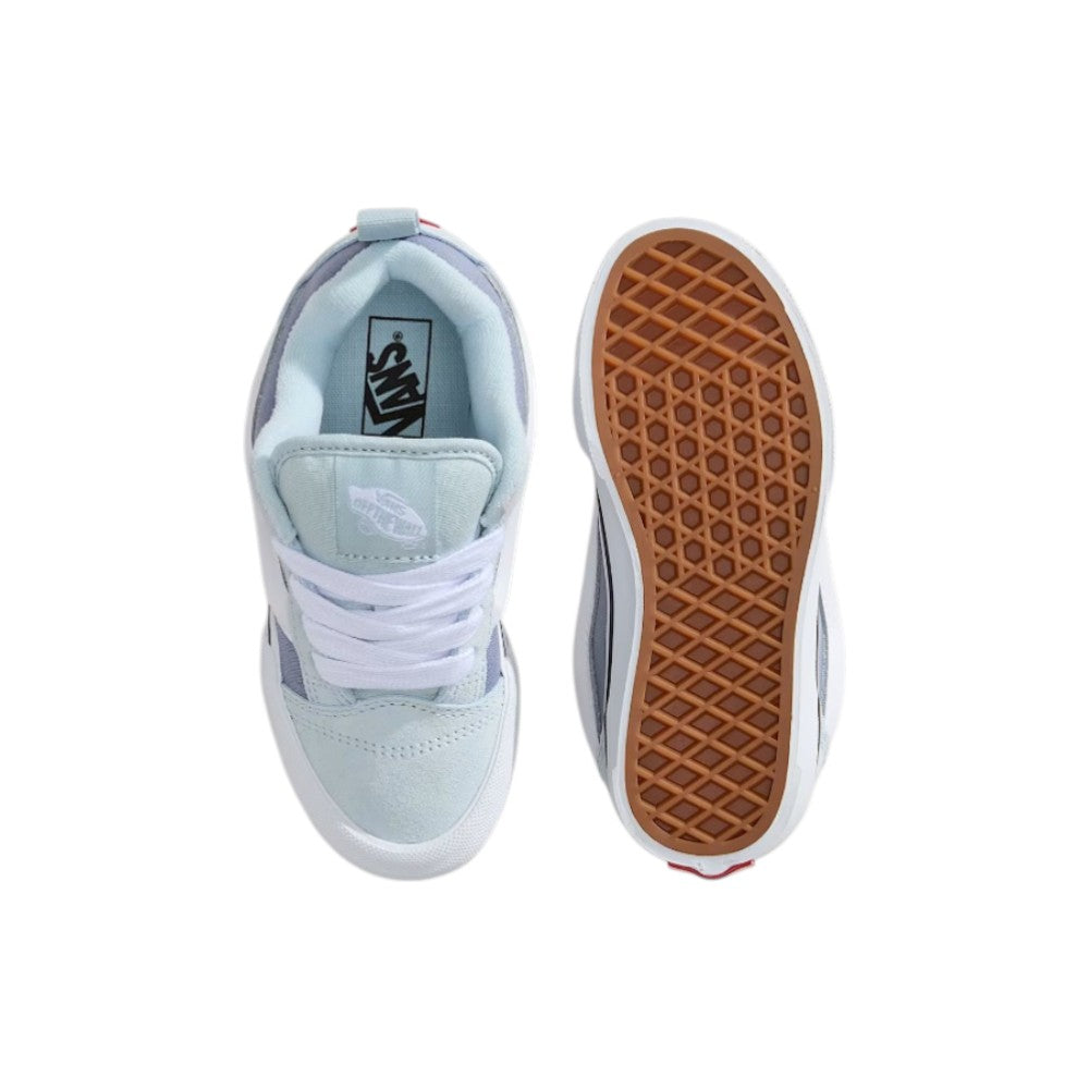 Vans Old Skool Sneakers Bambino Sky e Azzurro in Suede e Tela