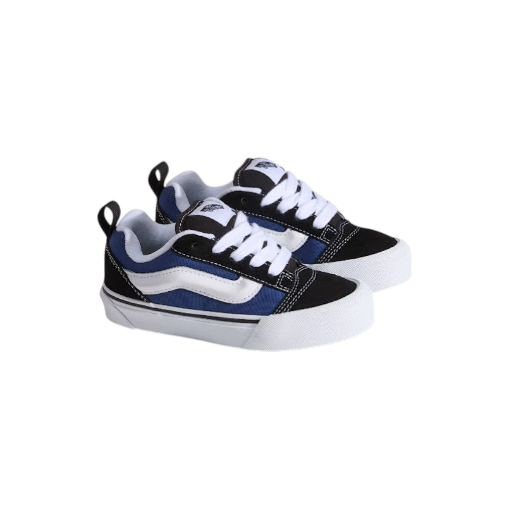 Vans Old Skool Sneakers Bambino Nero e Bluette in Suede e Tela