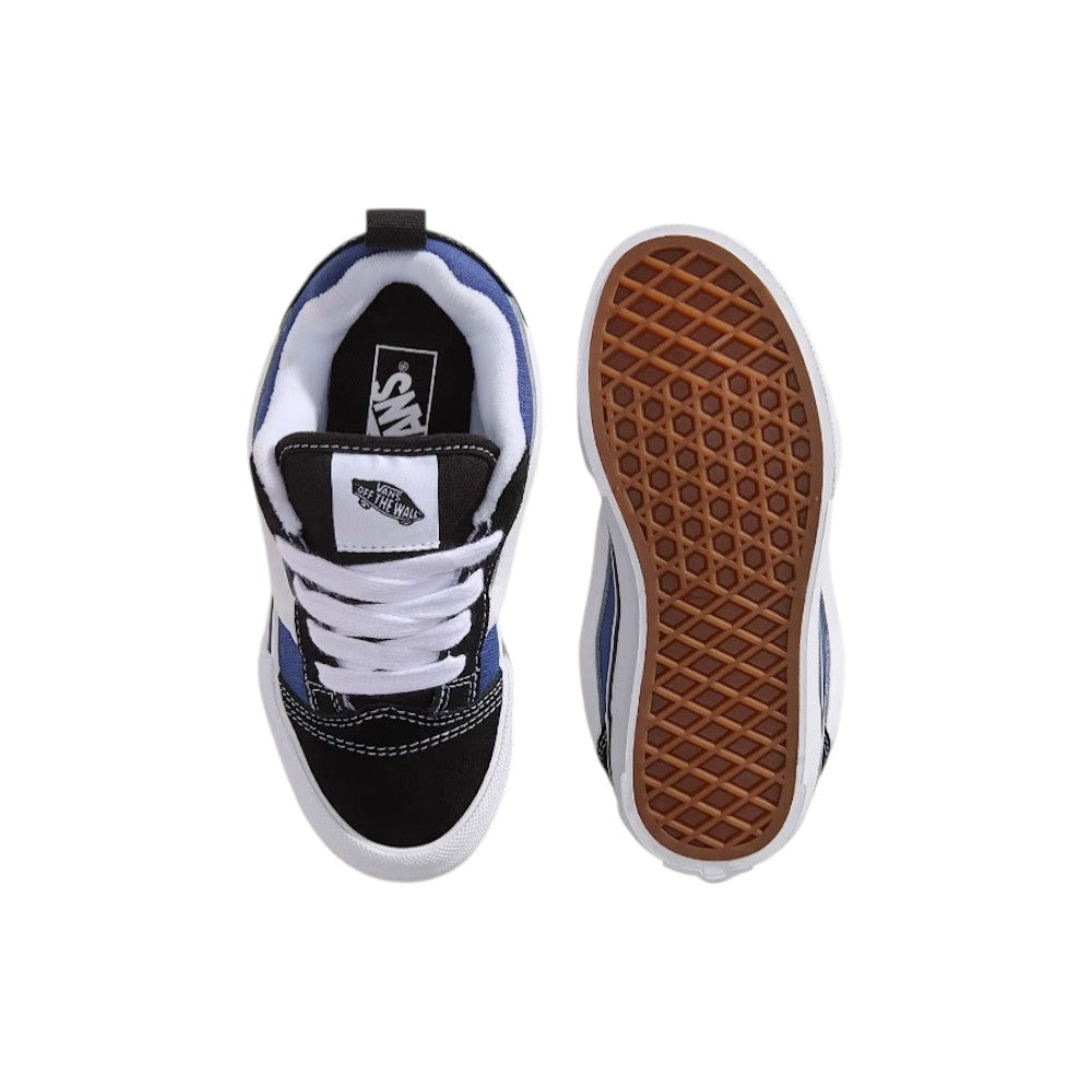 Vans Old Skool Sneakers Bambino Nero e Bluette in Suede e Tela