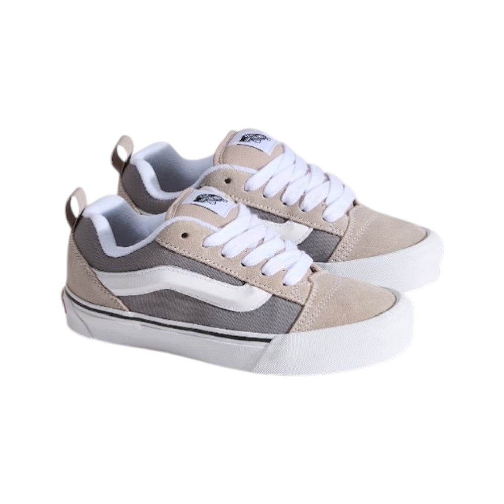 Vans Old Skool Sneakers Bambino Beige & Grey in Suede e Tela