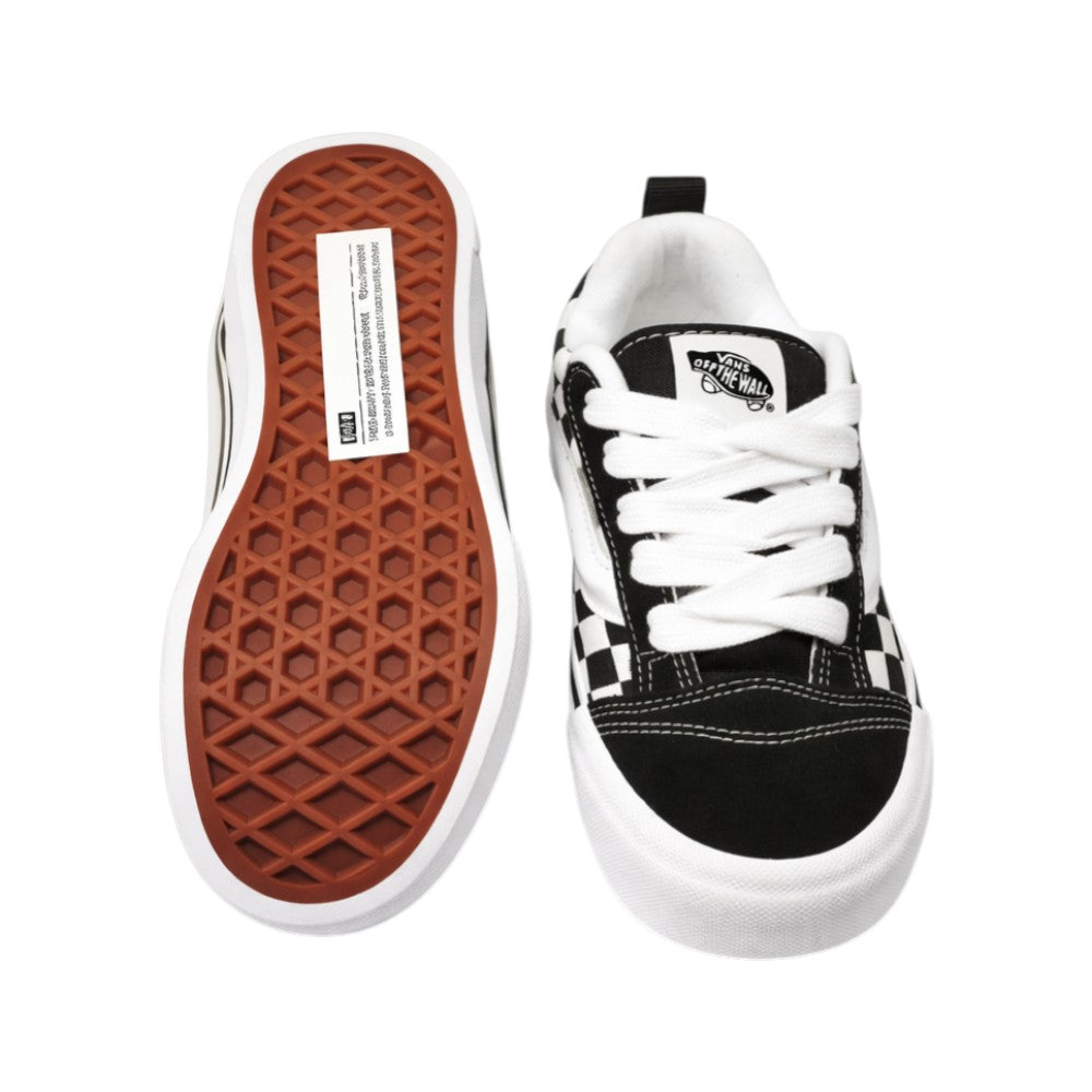 Vans Old Skool Sneakers Bambino Nera e Bianca in Suede e Tela