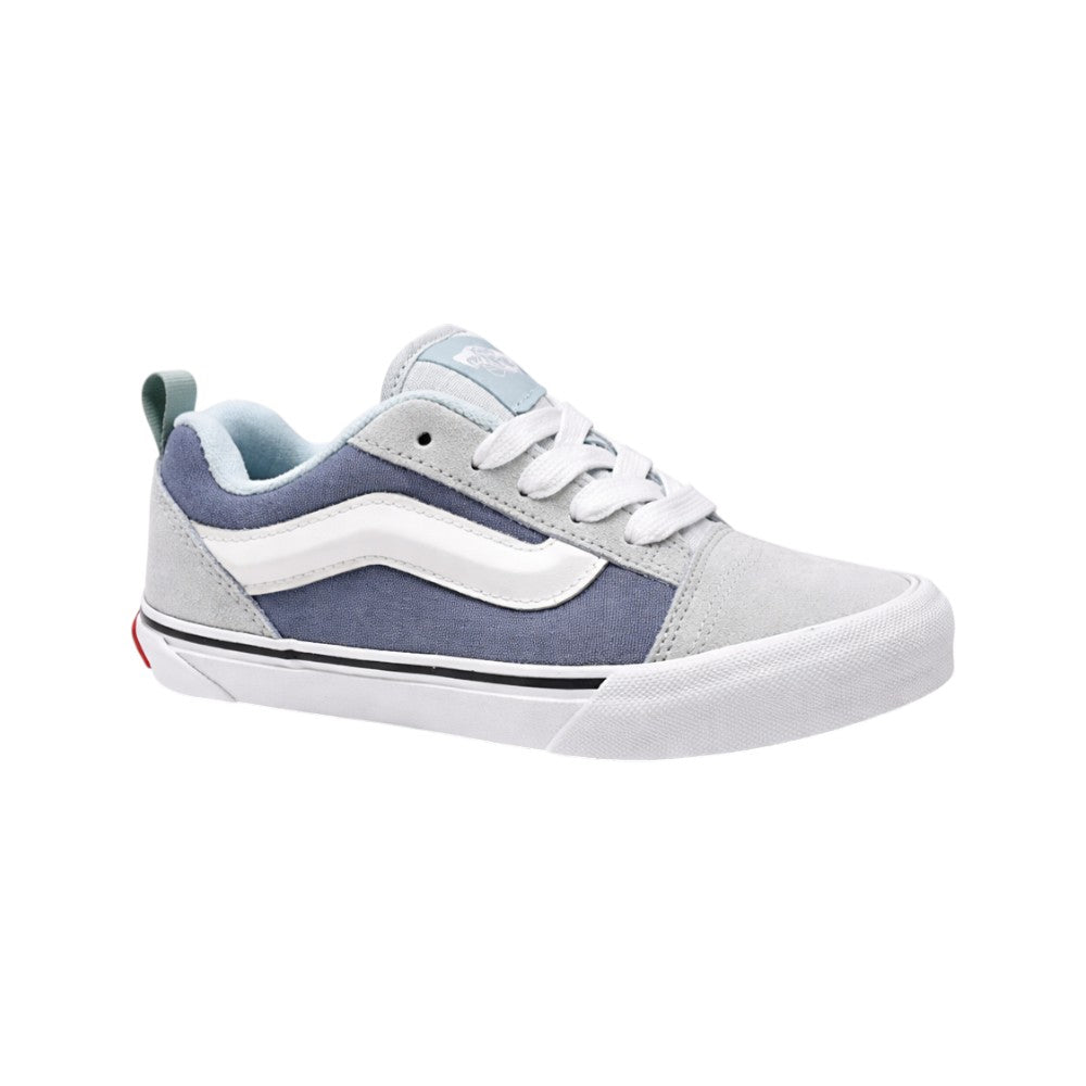bassa lacci telaVans Old Skool Sneakers Bambino Sky e Azzurro in Suede e Tela