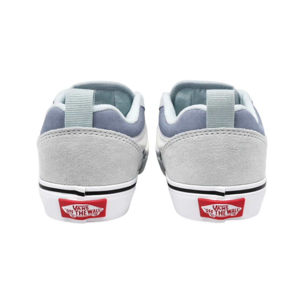 bassa lacci telaVans Old Skool Sneakers Bambino Sky e Azzurro in Suede e Tela