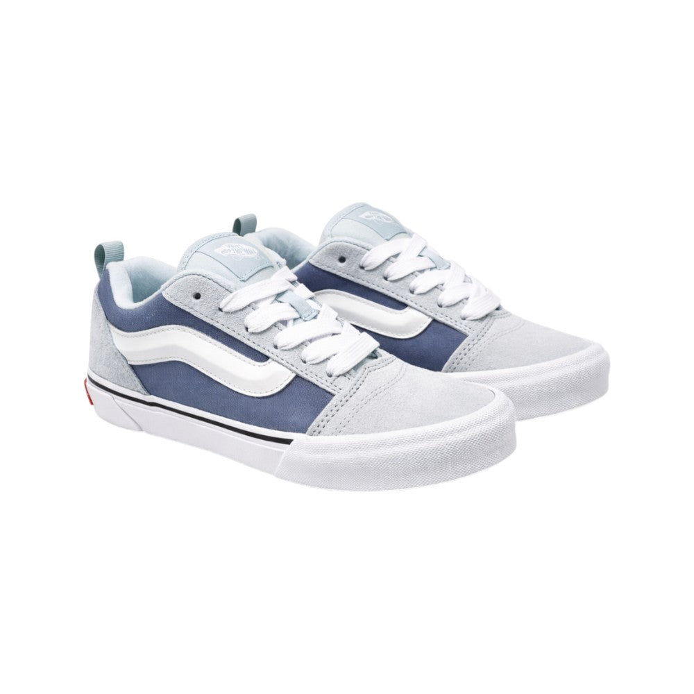 bassa lacci telaVans Old Skool Sneakers Bambino Sky e Azzurro in Suede e Tela